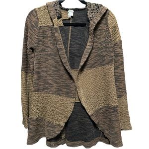 Gimmicks by BKE Brown and Tan Cardigan